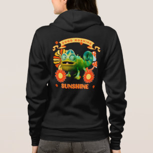 Camiseta Bom Dia Sol Chameleão Divertido