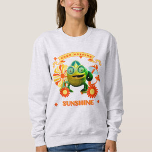Camiseta Bom Dia Sol Chameleão Divertido