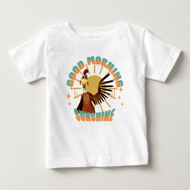 Camiseta Bom Dia Sol Risada de Galo (Frente)