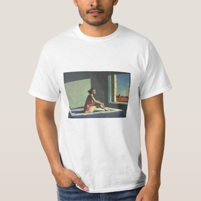Camiseta Bom dia Sun - Edward Hopper (Frente)