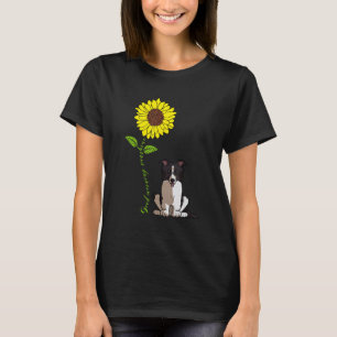 Camiseta Bom Dia Sunshine Ama Meu Cachorro Collie Fronteira