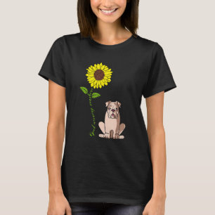 Camiseta Bom dia Sunshine Ama Meu Cachorro Inglês