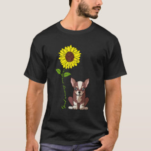 Camiseta Bom Dia Sunshine Ama Meu Cão Chihuahua