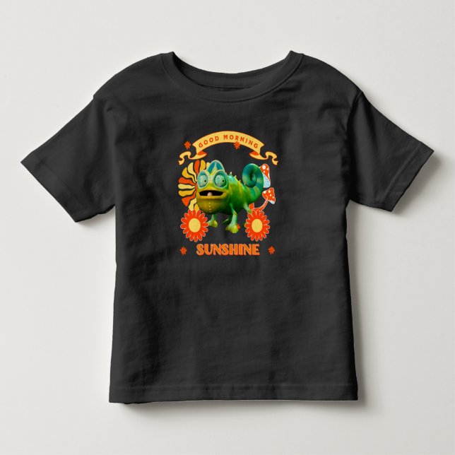 Camiseta Bom dia Sunshine Funny Chameleon (Frente)