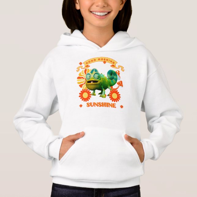Camiseta Bom dia Sunshine Funny Chameleon (Frente)