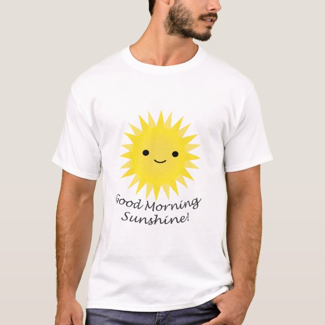 Camiseta Bom dia Sunshine Kawai Sun (Frente)