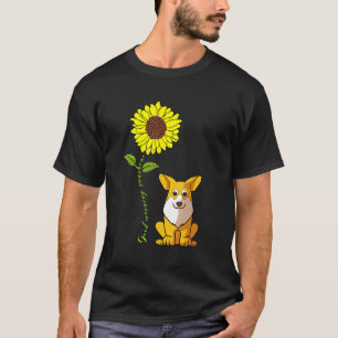 Camiseta Bom Dia Sunshine Pembroke Corgi Cachorro