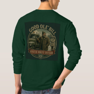 Camiseta Bom e Velho Bill Divisão de Rota de Inverno Bill C
