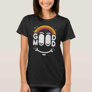 Camiseta Bom humor otimista, boa vibração sorrindo positivo