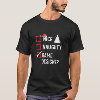 Camiseta Bom Jogo Malicioso Designer Natal Férias Papai Noe
