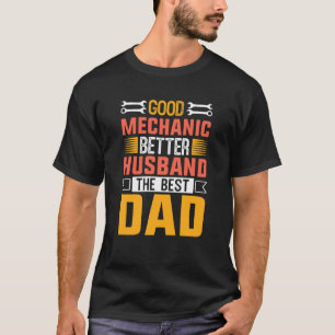Camiseta Bom Mecânico Melhor Marido O Melhor Pai