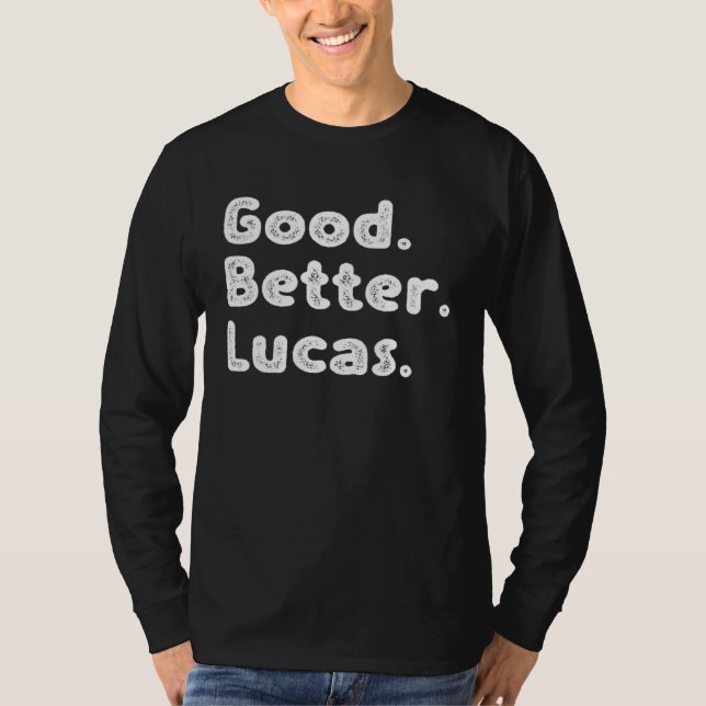 Camiseta Bom melhor Lucas (Frente)