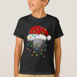 Camiseta Bom Natal, Natal, Hockey do Papai Noel, Homens do 