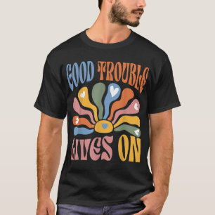Camiseta Bom Problema Necessário Continua Resistência Prote