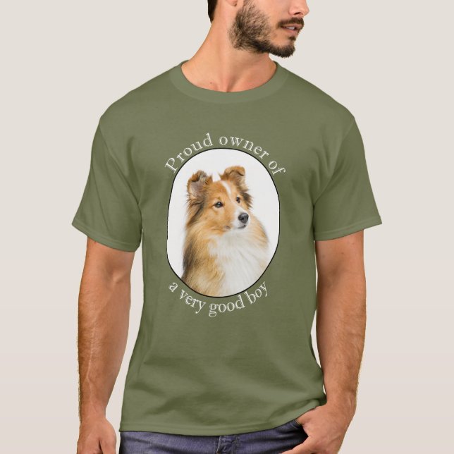 Camiseta Bom Rapaz Sheltie (Frente)