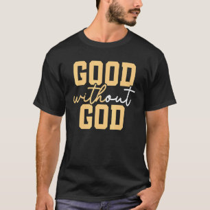 Camiseta Bom Sem Deus Anti Religião Agnóstico Blackcraft