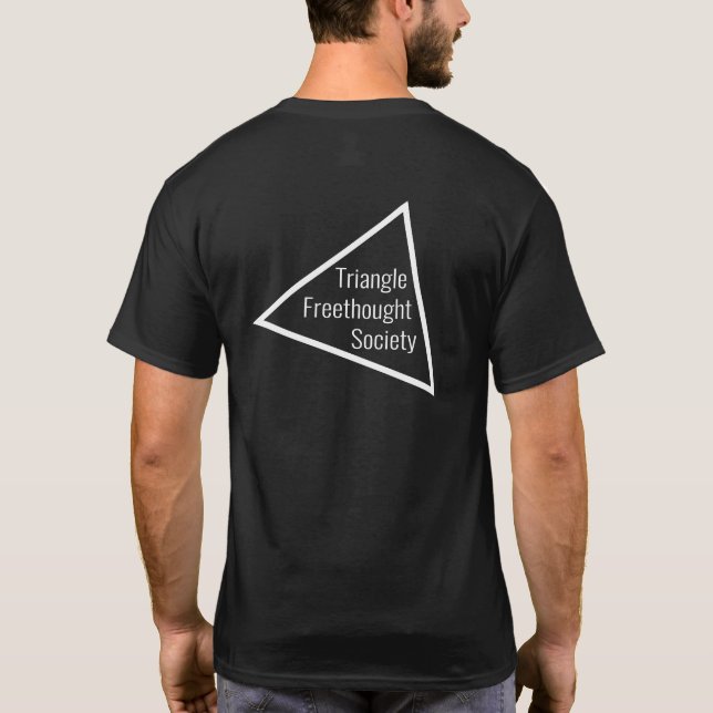 Camiseta Bom sem deuses (escuros) (Verso)
