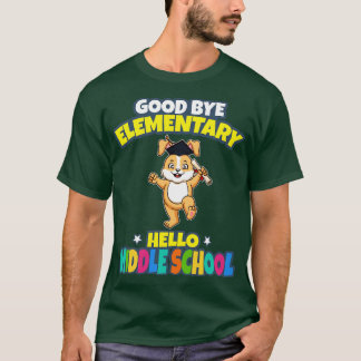 Camiseta Bom Tchau Alô Elementar Formatação do Ensino Médio