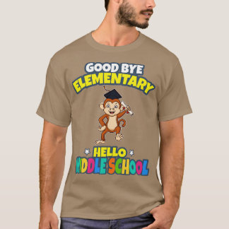 Camiseta Bom Tchau Alô Elementar Formatação do Ensino Médio