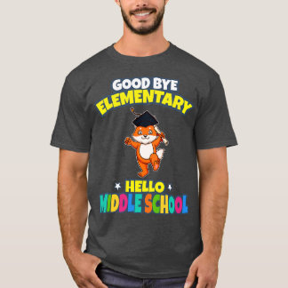 Camiseta Bom Tchau Alô Elementar Formatação do Ensino Médio