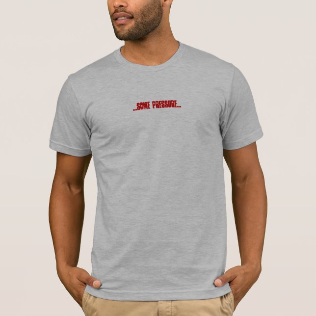 Camiseta Bom tom, nenhum sangue (Frente)