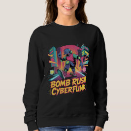 Camiseta Bomb Rush Cyberfunk – Rebelião de Rua Neon