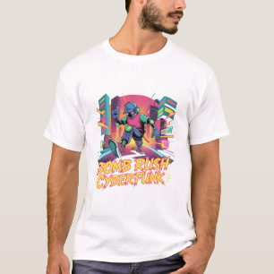 Camiseta Bomb Rush Cyberfunk – Rebelião de Rua Neon
