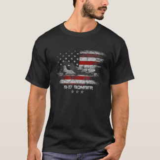 Camiseta Bomba da Fortaleza Voadora B 17 da 2ª Guerra Mundi