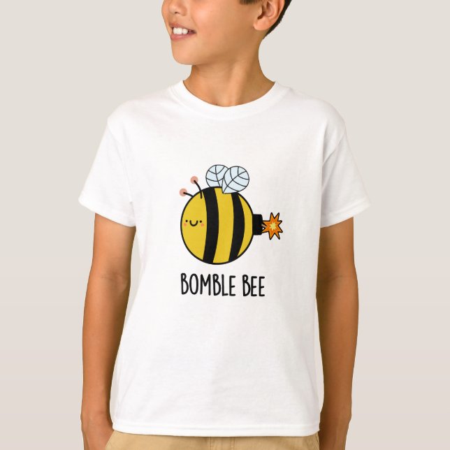 Camiseta Bomba de Bomba Bumblebee Engraçado Bomba de Bomba  (Frente)
