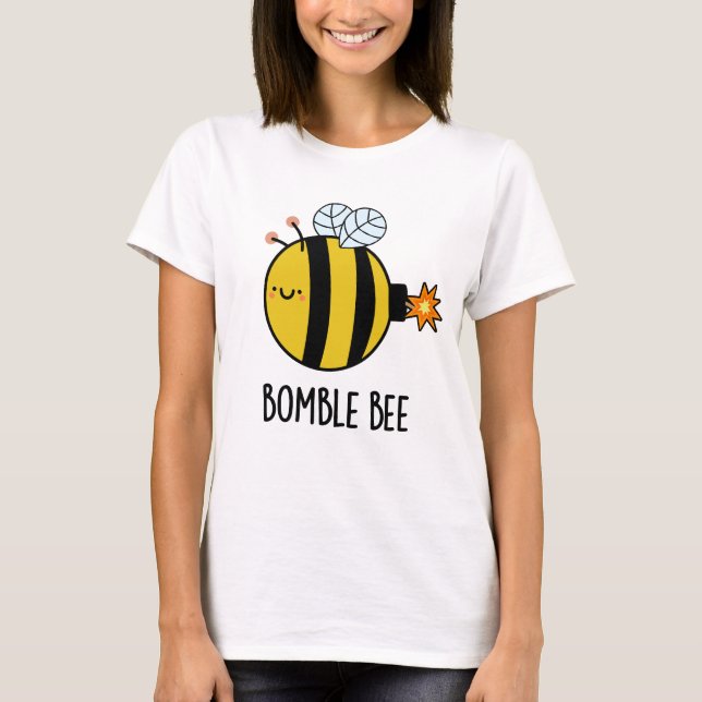 Camiseta Bomba de Bomba Bumblebee Engraçado Bomba de Bomba  (Frente)