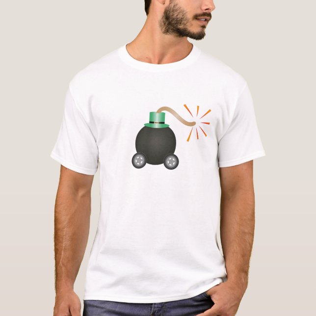 Camiseta Bomba de carro irlandesa (Frente)