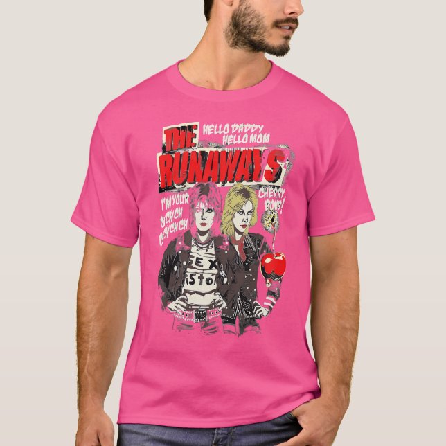 Camiseta Bomba de Cereja em Corrida (Frente)