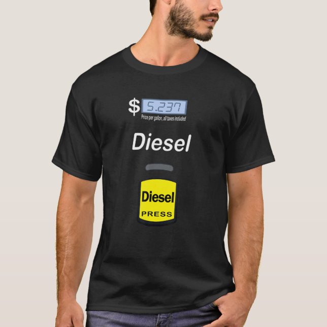 Camiseta Bomba de Gás Diesel Costume Halloween (Frente)