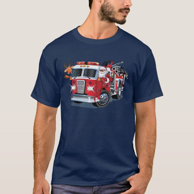 Camiseta Bomba de Natal da Cartoon (Frente)
