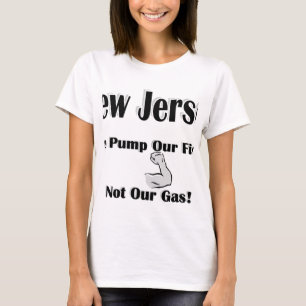 Camiseta Bomba de NJ nosso gás dos punhos não