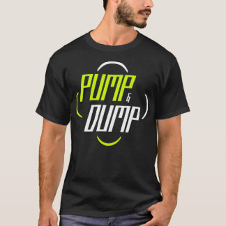 Camiseta Bomba e despejo no mercado de ações