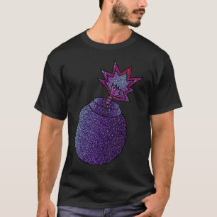 Camiseta Bomba Glitter Galáxia