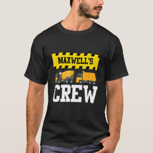 Camiseta Bomba Personalizada Da Tripulação De Construção Ma