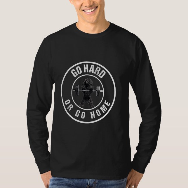 Camiseta Bomba Pesando Levantando Engraçado Cão-de-Água Por (Frente)