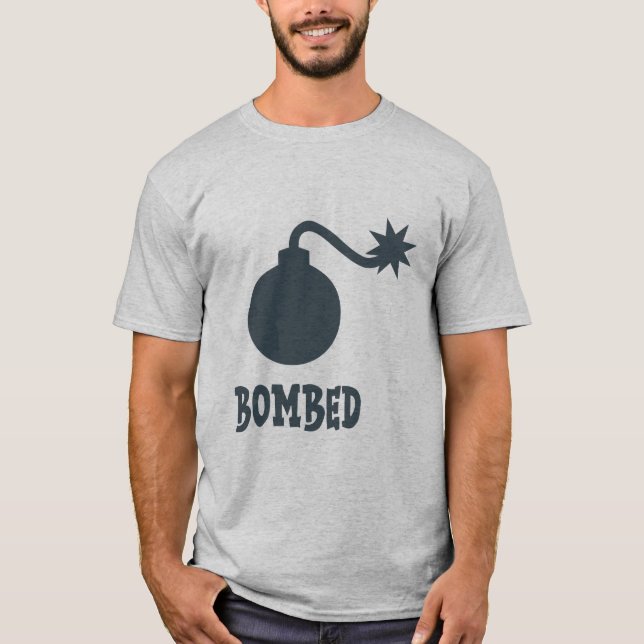 Camiseta Bombardeada, Bebida do Funny Party (Frente)