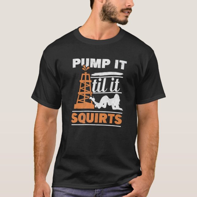 Camiseta Bombardeia Até Escamas Óleo De Óleo De Roupa (Frente)