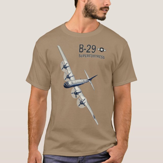 Camiseta Bombardeiro B29 Superfortaleza WW2 (Frente)
