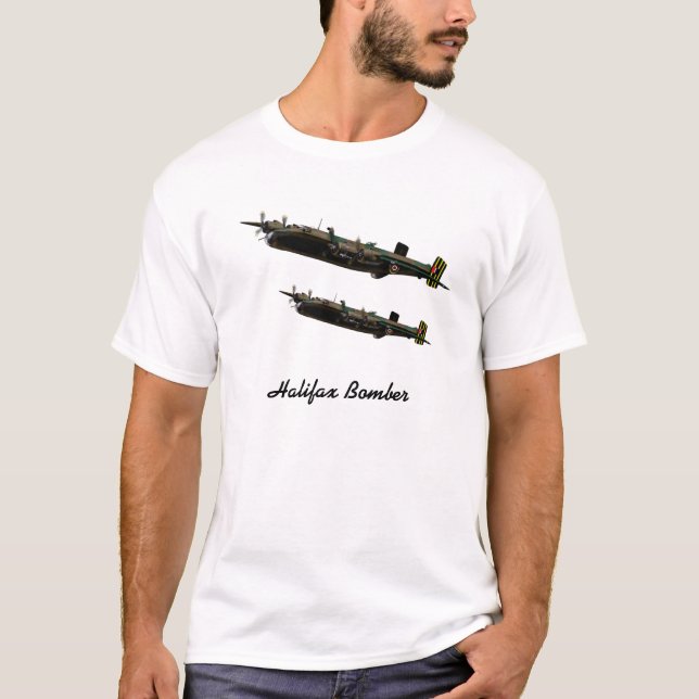 Camiseta Bombardeiro Halifax (Frente)