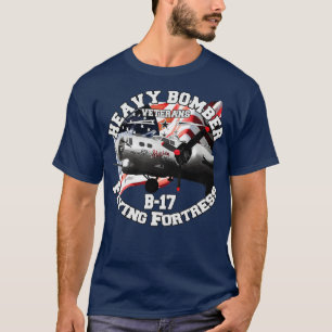 Camiseta Bombardeiro pesado da Fortaleza Voadora B17