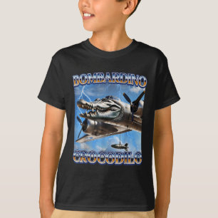 Camiseta Bombardino Crocodilo Funny Italiano Brainrot Memes