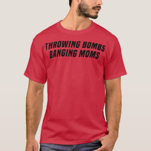 Camiseta Bombas atirando Mães Engraçadas Futebol
