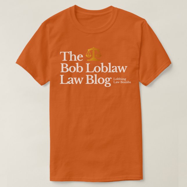 Camiseta Bombas de Lei de Bob Loblaw (Frente do Design)