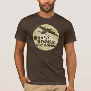 Camiseta Bombas dos livros não