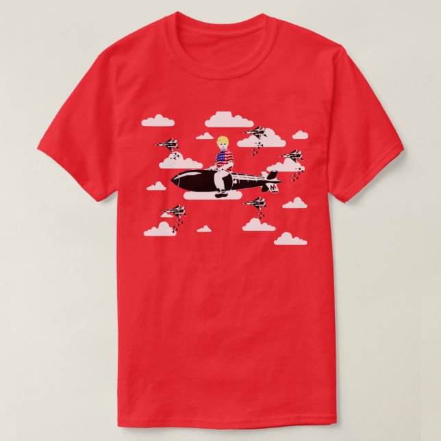 Camiseta bombas fora (Frente do Design)