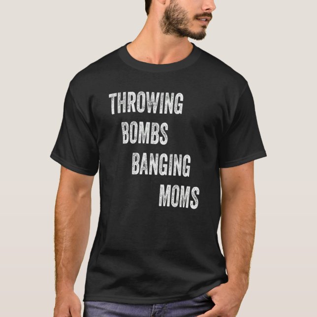 Camiseta Bombas Lançando Mães (Frente)